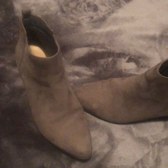 Dark grey booties, size 10. - Picture 2 of 2